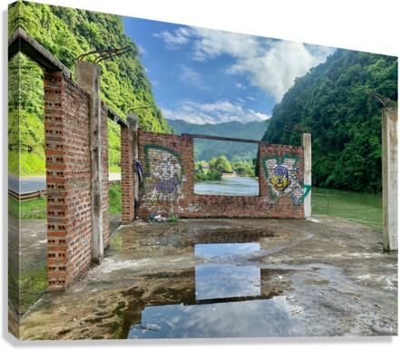 Nature Through the Window Canvas Print