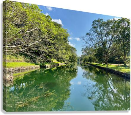 Both Side Reflections Canvas Print