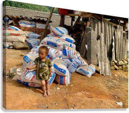 No One Will Touch These Bags Canvas Print