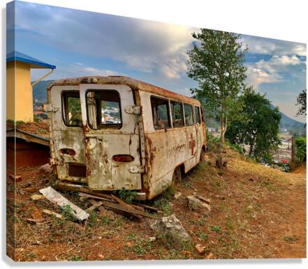 It Used to Be an Ambulance Canvas Print