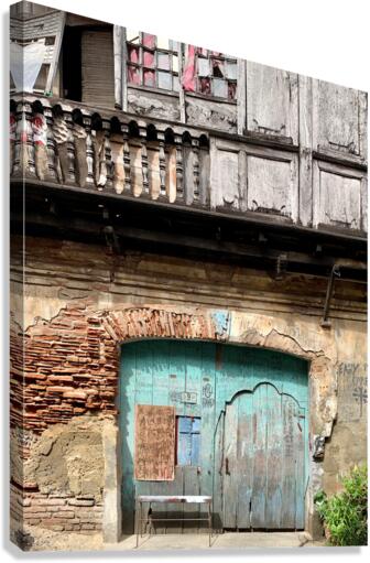 The Blue Doors Canvas Print