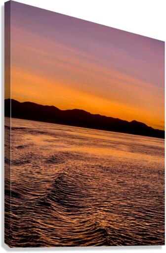 Purple Orange Sky Canvas Print