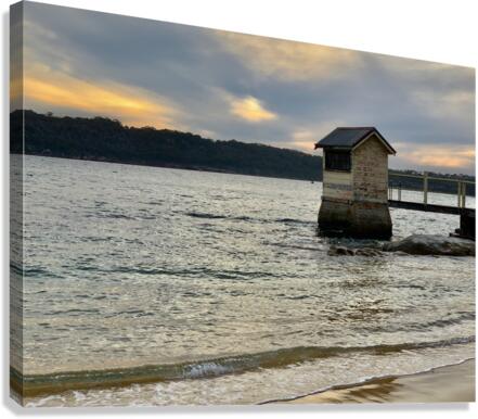 Little Shack on the Water Canvas Print