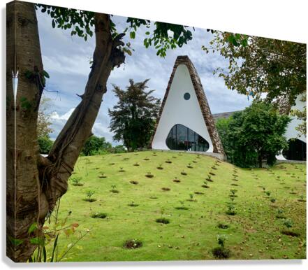 Triangle Shaped Coffee Museum 2 Canvas Print