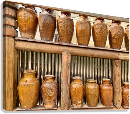 The Brown Jars Canvas Print