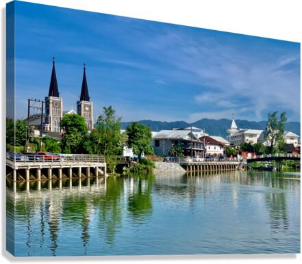 View of the Chanthaburi Cathedral Canvas Print