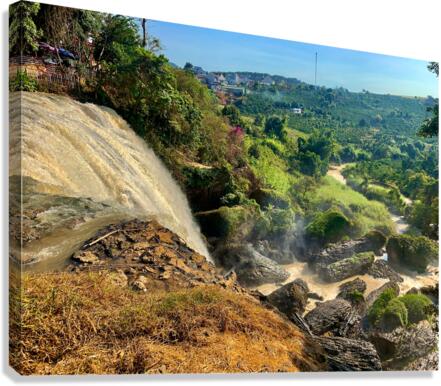 Elephant Waterfall Vietnam Canvas Print
