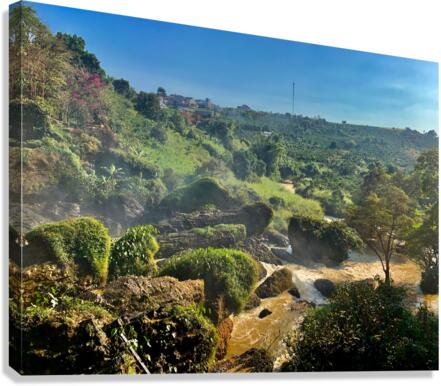 Around Elephant Waterfalls Canvas Print