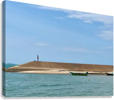 Alone at the End Canvas Print