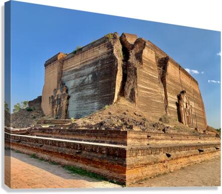 Mingun Pahtodawgyi 2  Canvas Print