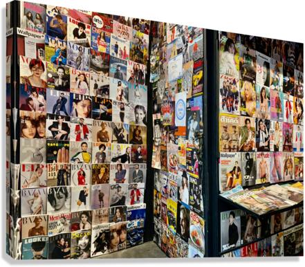 Magazine Walls Canvas Print