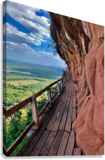 The Amazing Wat Phu Tok 4 Canvas Print