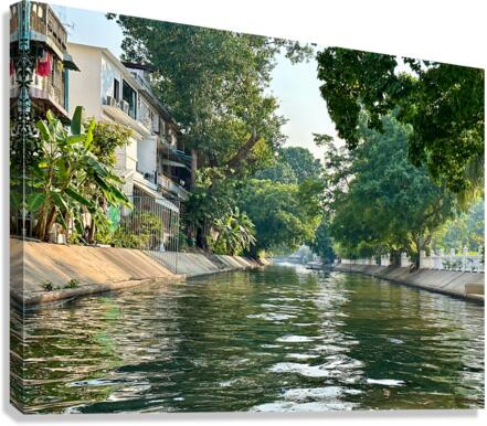 Beautiful Canal Canvas Print