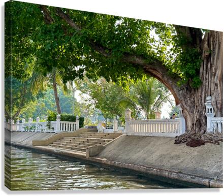By the Canal in Bangkok Canvas Print