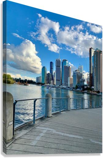 Brisbane s Skyscrapers Canvas Print