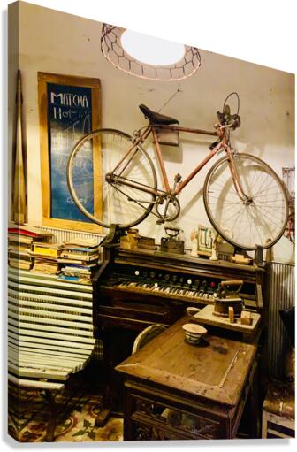 Cute Cafe Artifacts Canvas Print