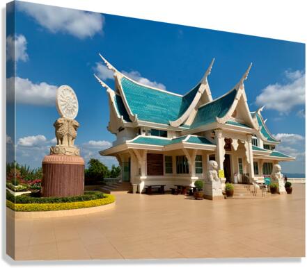 The stylish Wat Pa Phu Kon 1  Canvas Print