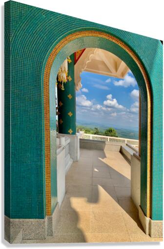 The stylish Wat Pa Phu Kon 4 Canvas Print