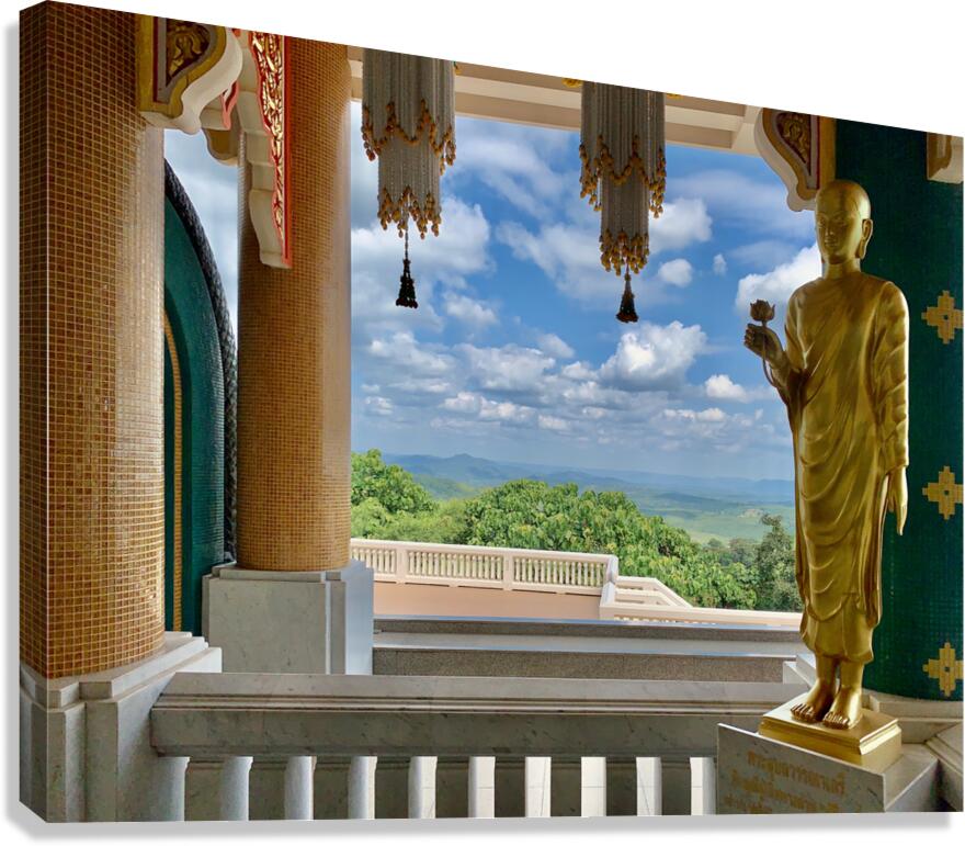 The stylish Wat Pa Phu Kon 5 Canvas Print