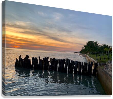 Sunset at the End Canvas Print