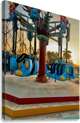 Rides at Sunset Canvas Print