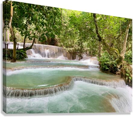 Kuang Si Waterfalls 5 Canvas Print