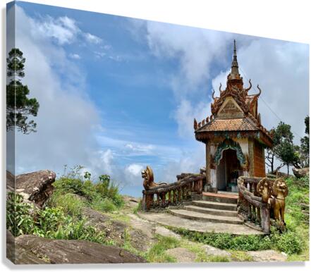 Mini Temple in the Sky Canvas Print