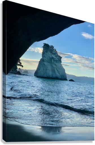 Cathedral Cove New Zealand 2 Canvas Print