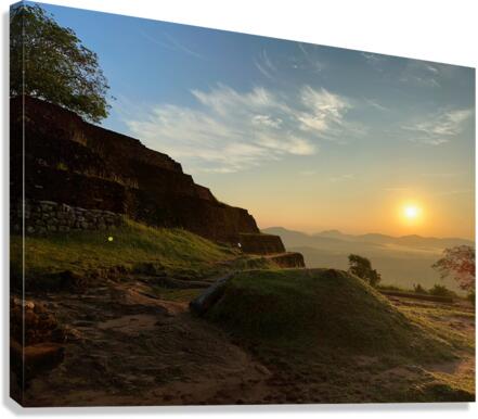 Sunrise on Top of Sigiriya Sri Lanka 3 Canvas Print