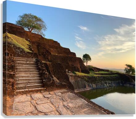 Sunrise on Top of Sigiriya Sri Lanka 1  Impression sur toile