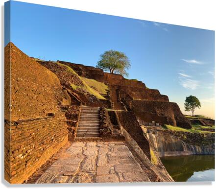 Sunrise on Top of Sigiriya Sri Lanka 9 Canvas Print