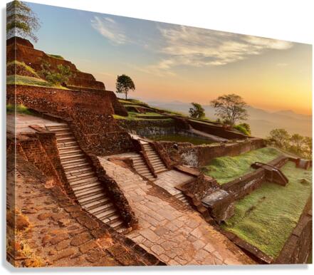 Sunrise on Top of Sigiriya Sri Lanka 5 Canvas Print
