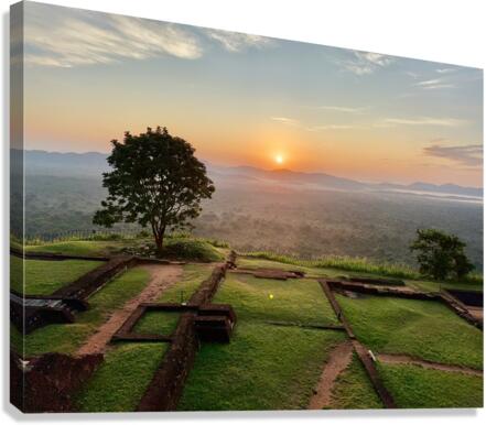 Sunrise on Top of Sigiriya Sri Lanka 6 Canvas Print