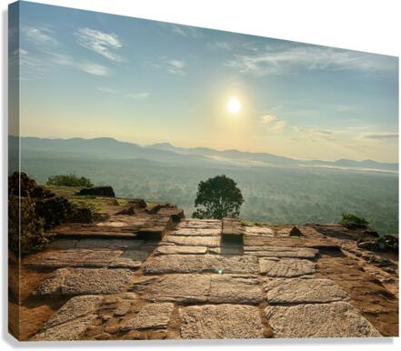 Sunrise on Top of Sigiriya Sri Lanka 11 Canvas Print