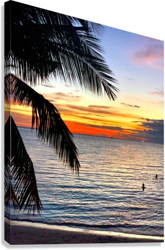 Sunset Bath  Canvas Print