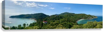 Two Bays Facing Koh Tao Thailand Canvas Print