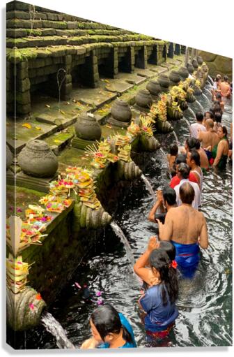 Bali Holy Water Canvas Print