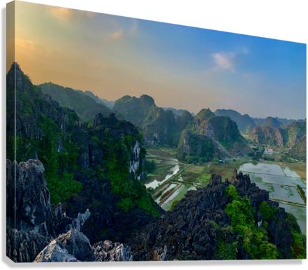 Hang Mua Viewpoint Vietnam 3 Canvas Print