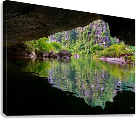 Cave Reflections 2 Canvas Print