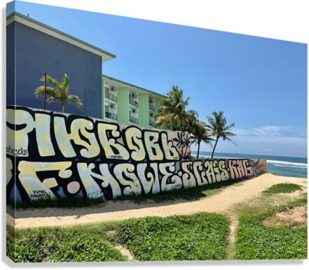 Graffiti by the Sea  Impression sur toile