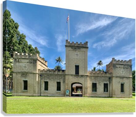 Iolani Barracks Hawaii Canvas Print