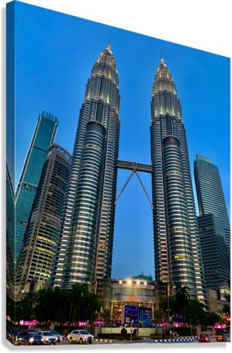 Petronas Twin Towers Kuala Lumpur Canvas Print