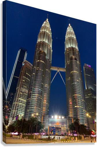 Petronas Twin Towers Kuala Lumpur 2 Canvas Print