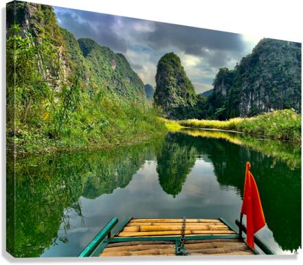 Ninh Binh Reflections Vietnam 4 Canvas Print