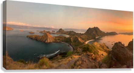 Sunrise on Padar Island Indonesia 2 Canvas Print