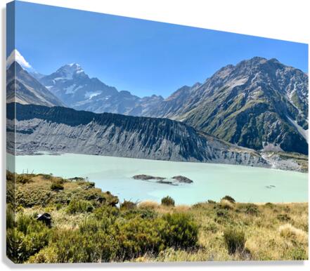 Around Mount Cook New Zealand Canvas Print