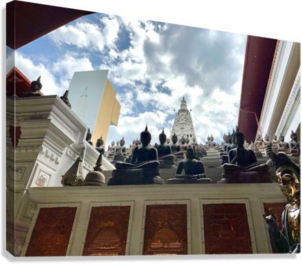 Gangaramaya Temple in Colombo Sri Lanka 1 Canvas Print
