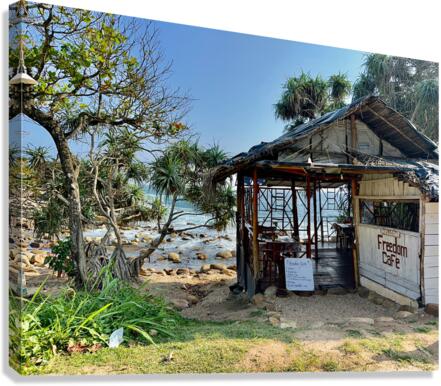 Freedom Cafe Shack Canvas Print