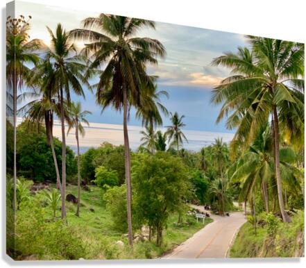 Ocean on the Horizon Canvas Print
