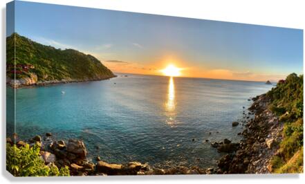 Sunrise Over the Bay 2 Canvas Print